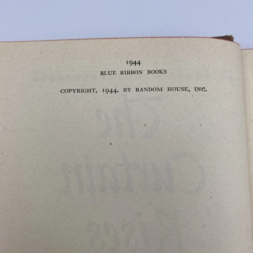 Vintage The Curtain Rises by Quentin Reynolds 1944 HC Blue‎ Ribbon Books